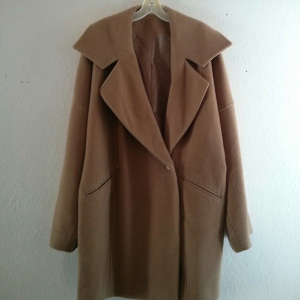 Timeless Camel Car Coat - Wool Blend - Picture 11 of 16